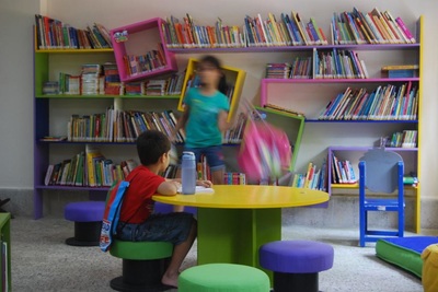 Children's Library Design for a 2000 sq.ft. space in Bandra West