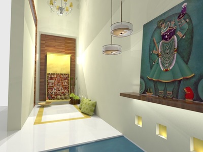 Residential Interior Design for a Weekend House at Alibag, Maharashtra